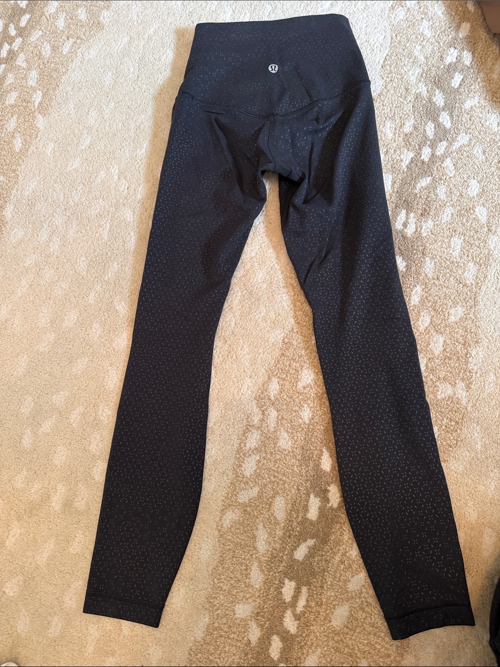 lululemon athletica Black Sparkle High-Rise Leggings